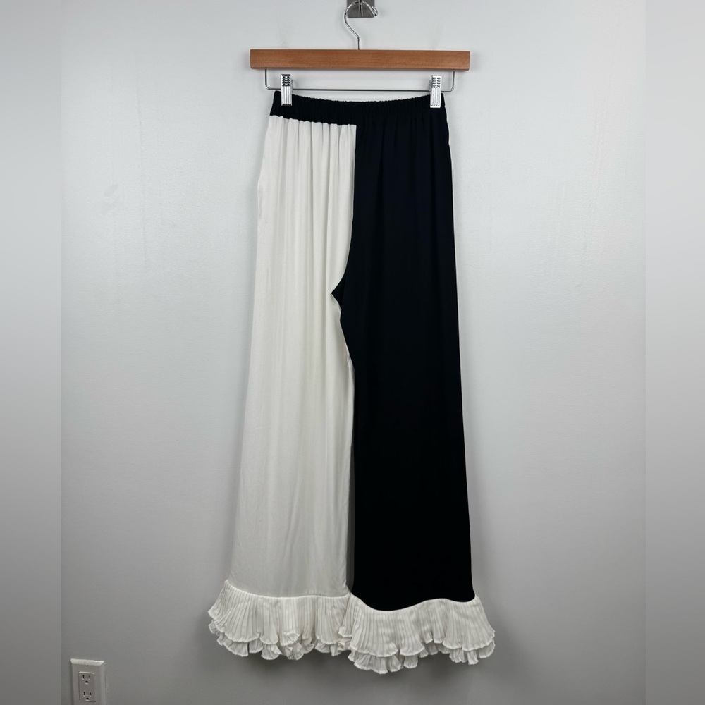 Sleeper Women Colorblock Black White Pajama Pant Size XS - Picture 2 of 5